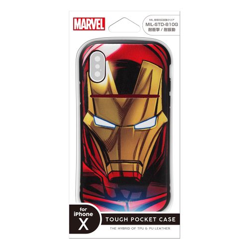公式 ショップディズニー Iphonex Xs用タフポケットケース アイアンマン