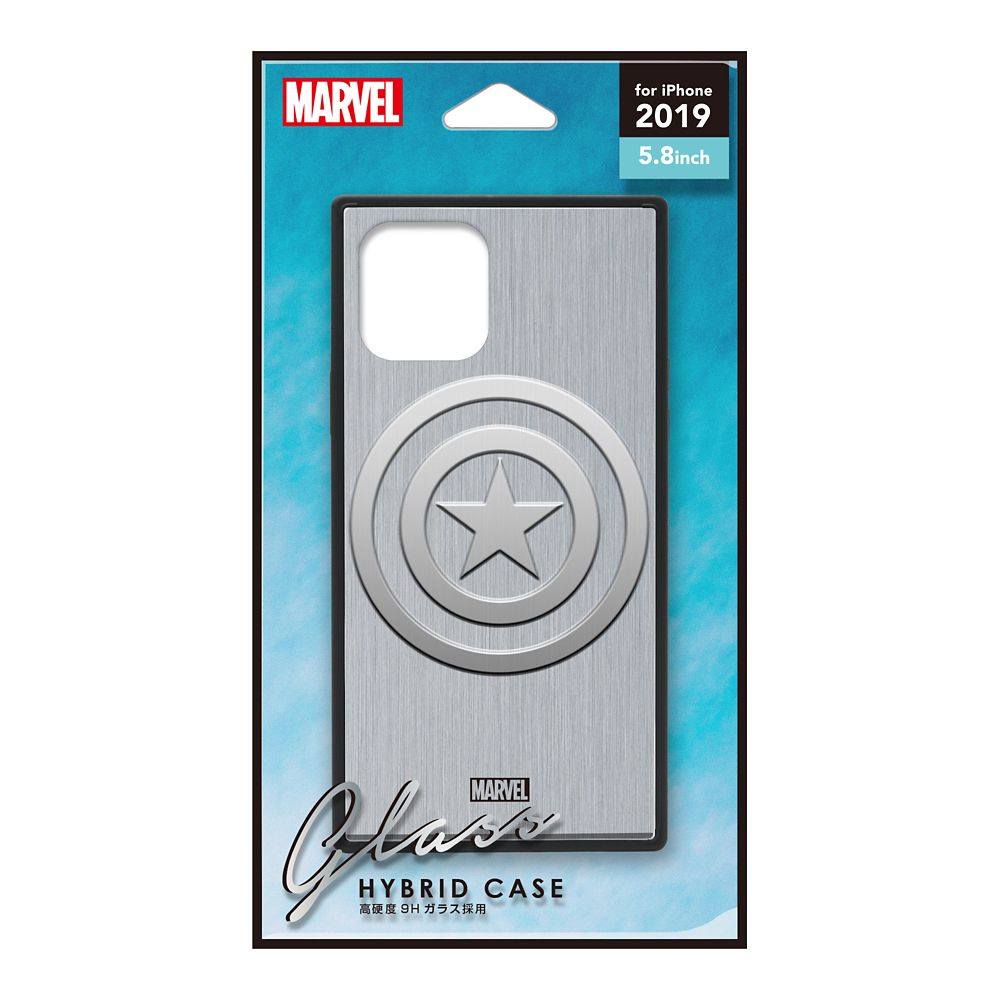 キャプテン・アメリカ/シルバー iPhone 11 Pro  ガラスハイブリッドケース