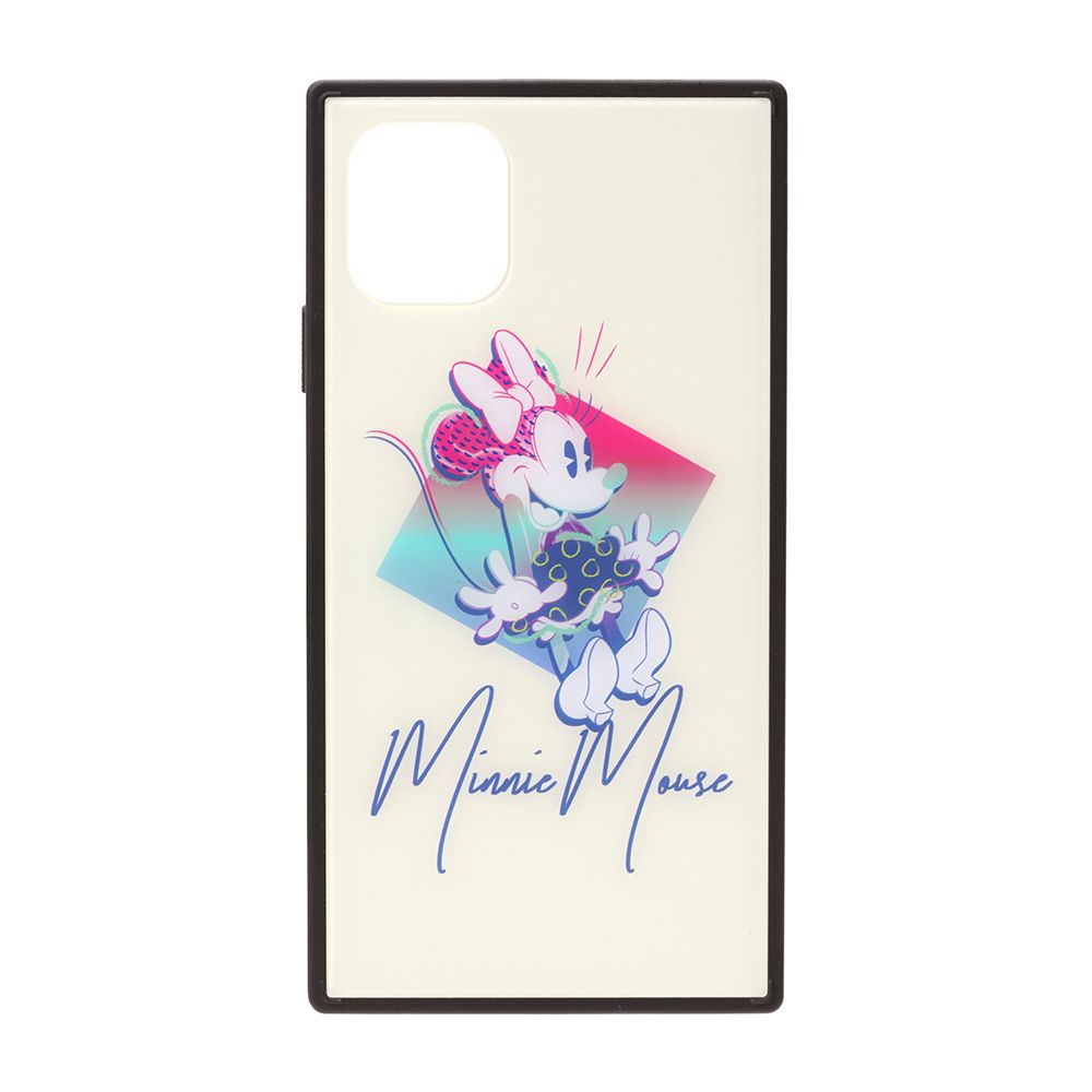 ミニーマウス iPhone 11 ガラスハイブリッドケース