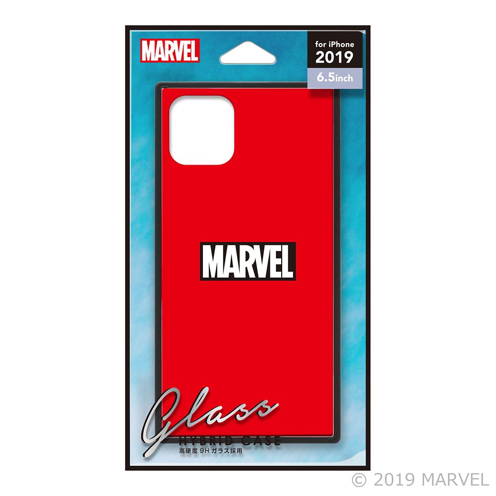 ロゴ/レッド iPhone 11 Pro Max ガラスハイブリッドケース