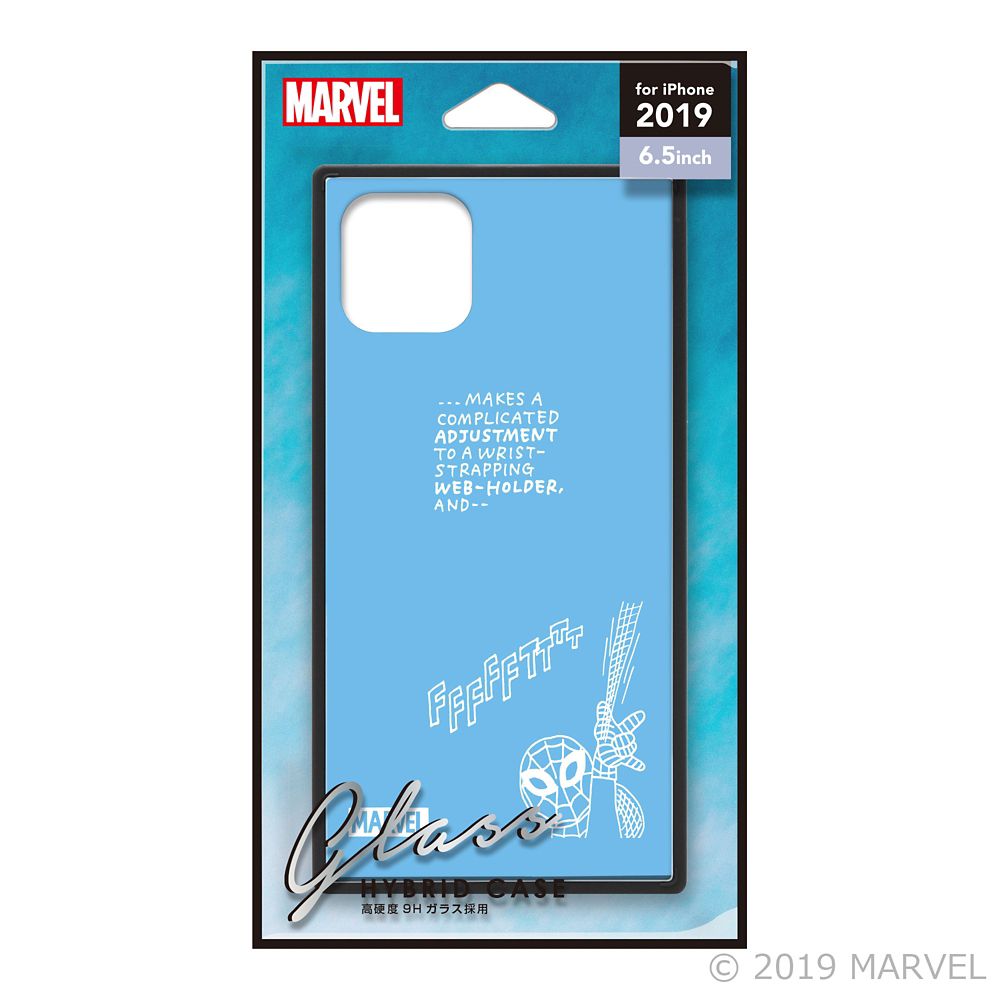 スパイダーマン iPhone 11 Pro Max ガラスハイブリッドケース