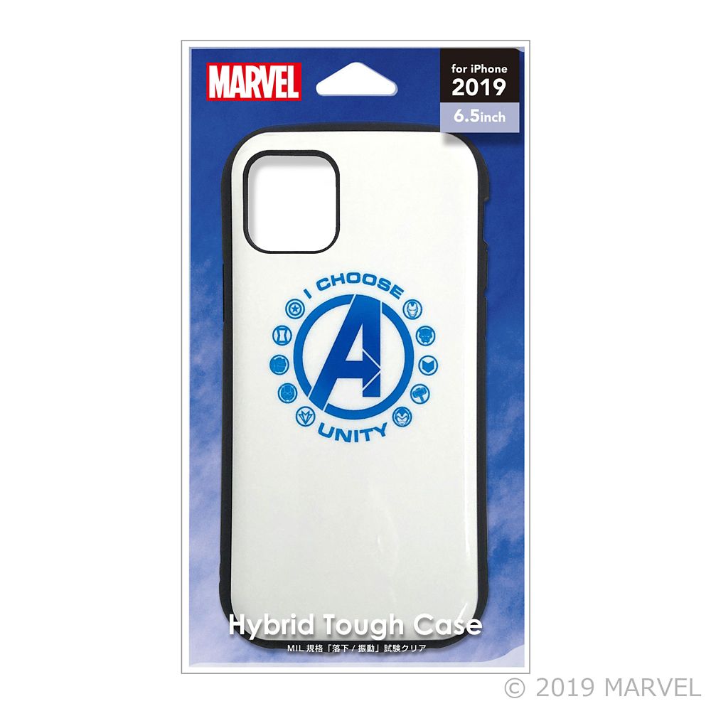 アベンジャーズ/ホワイト iPhone 11 Pro Max ハイブリッドタフケース
