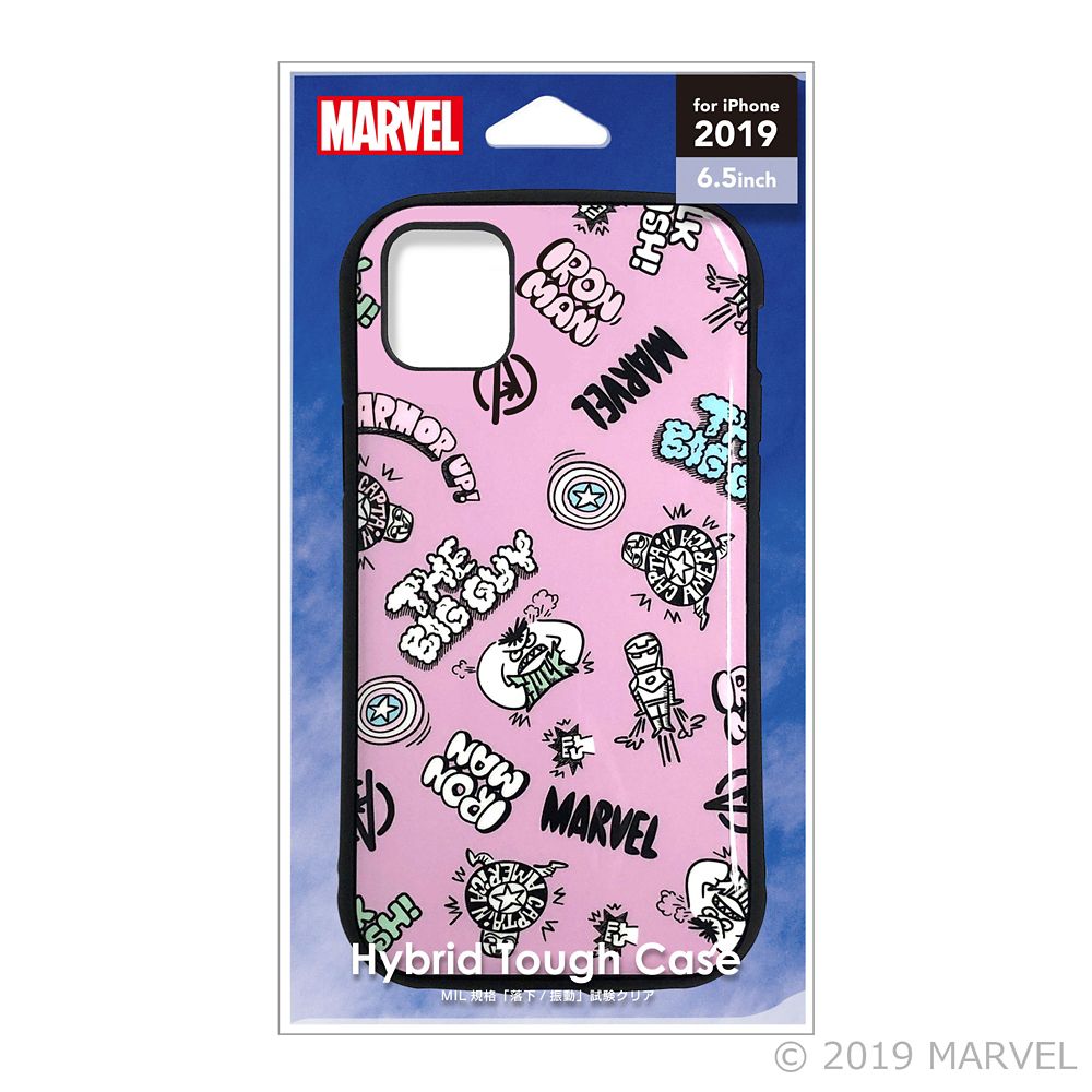 アベンジャーズ/ピンク iPhone 11 Pro Max ハイブリッドタフケース