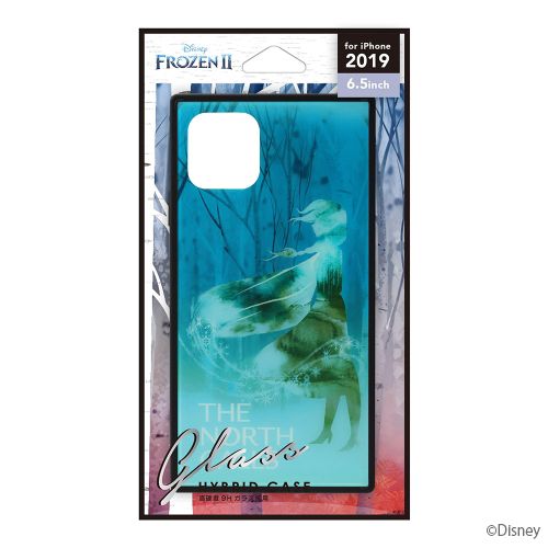 エルサ iPhone 11 Pro Max用 ガラスハイブリッドケース