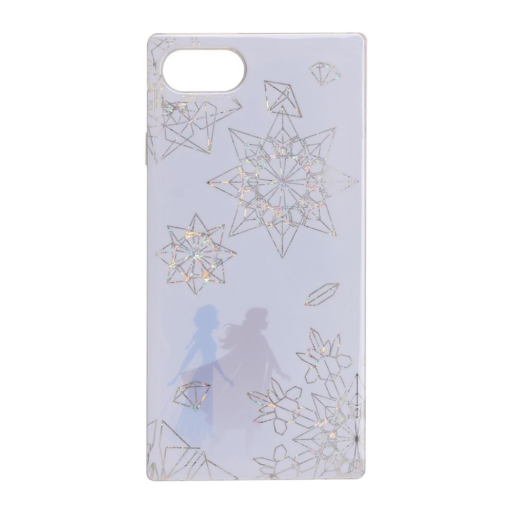 アナと雪の女王2 /パープル iPhone 6/6s/7/8/SE用 グリッターケース