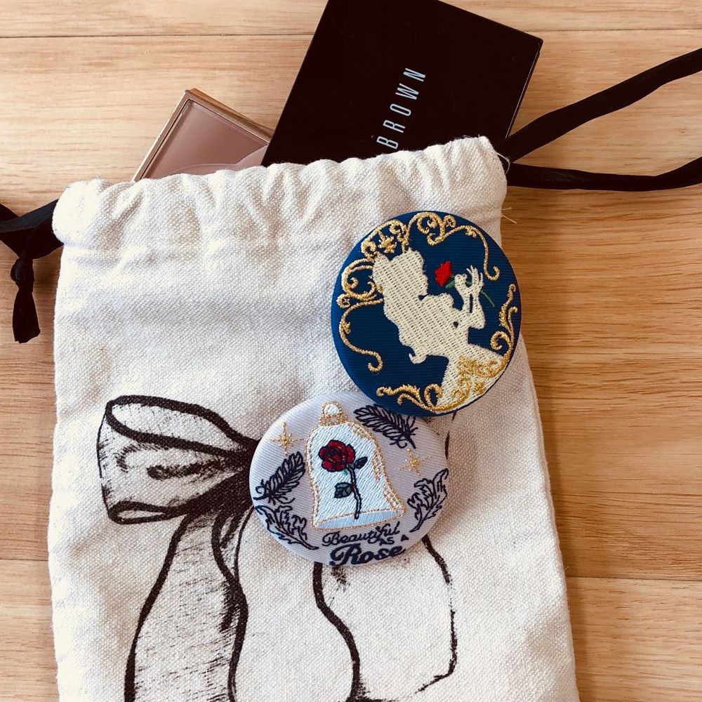 美女と野獣 刺繍缶バッジ シークレット入り全12種ボックスセット