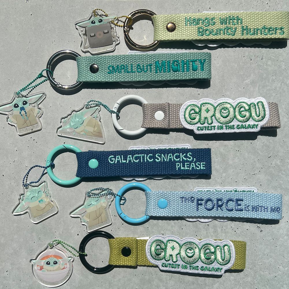 GROGU 刺繍タグキーホルダー 全6種入りボックスセット