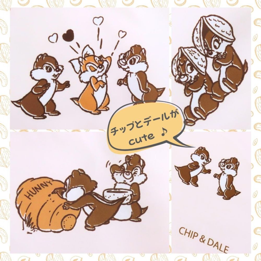 チップ＆デールボリュームフリル布団カバー　シーツ　ピローケース（枕カバー）3点セットシングル［SD-23-108-32］