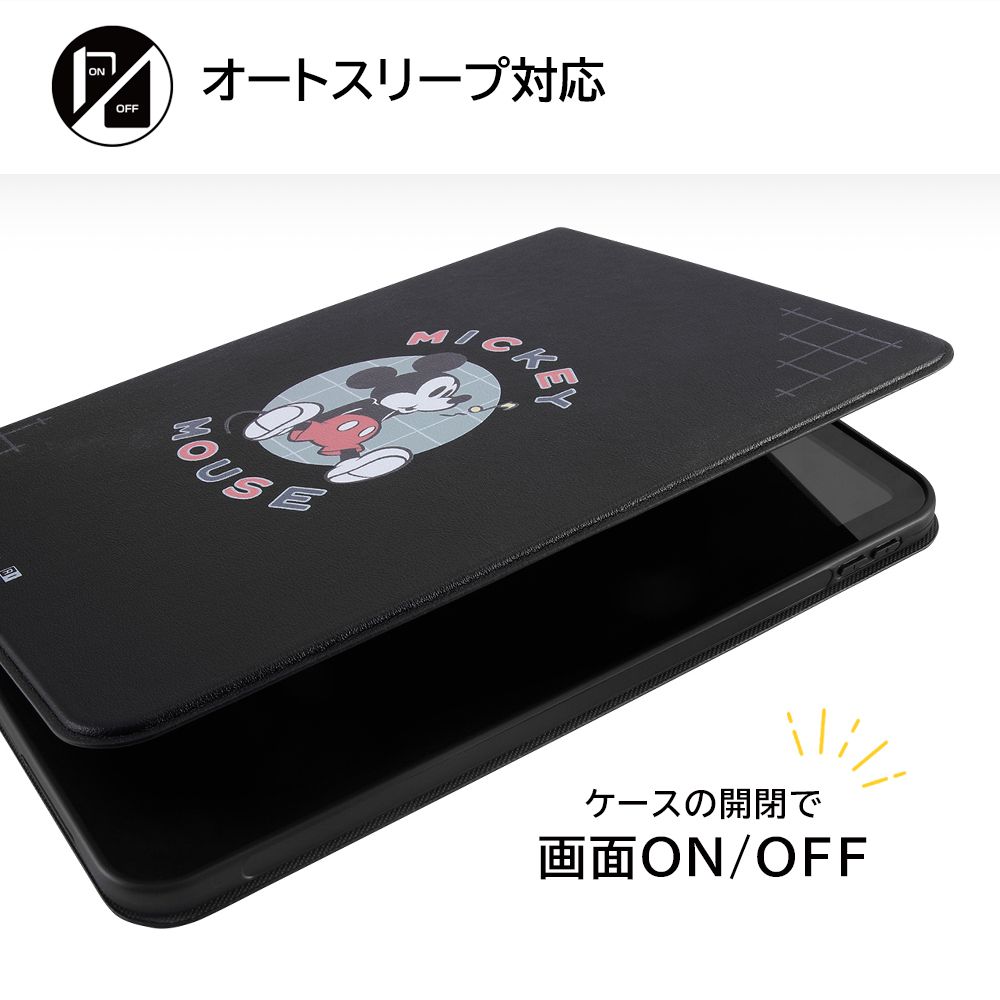 ミッキーマウス 手帳型ケース iPad 2022年10.9inch 第10世代【受注生産】
