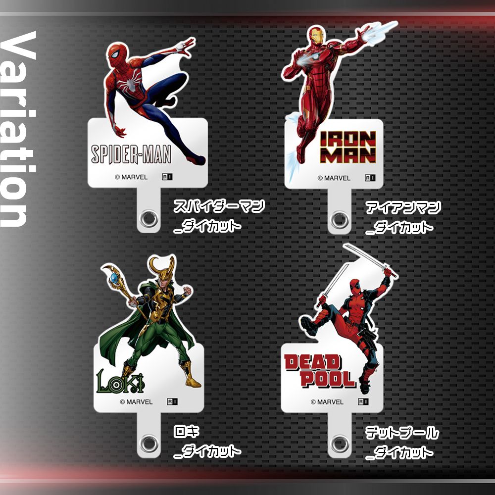 マーベル スパイダーマン_ダイカット ストラップ ダイカットホルダー