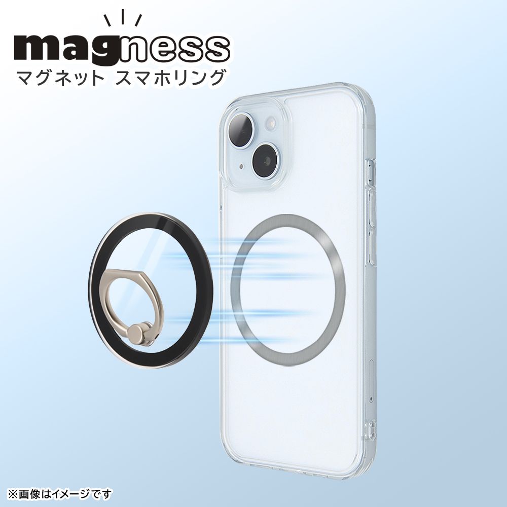 マーベルロゴ magness マグネット スマホリング スタンド
