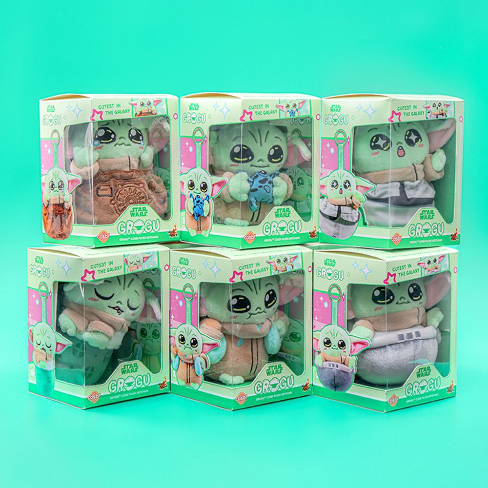 【ホットトイズ・ZAKKA】コスビ・ぬいぐるみ『スター・ウォーズ／グローグー：キューテスト・イン・ザ・ギャラクシー』グローグー（マンダロリアンのヘルメット)