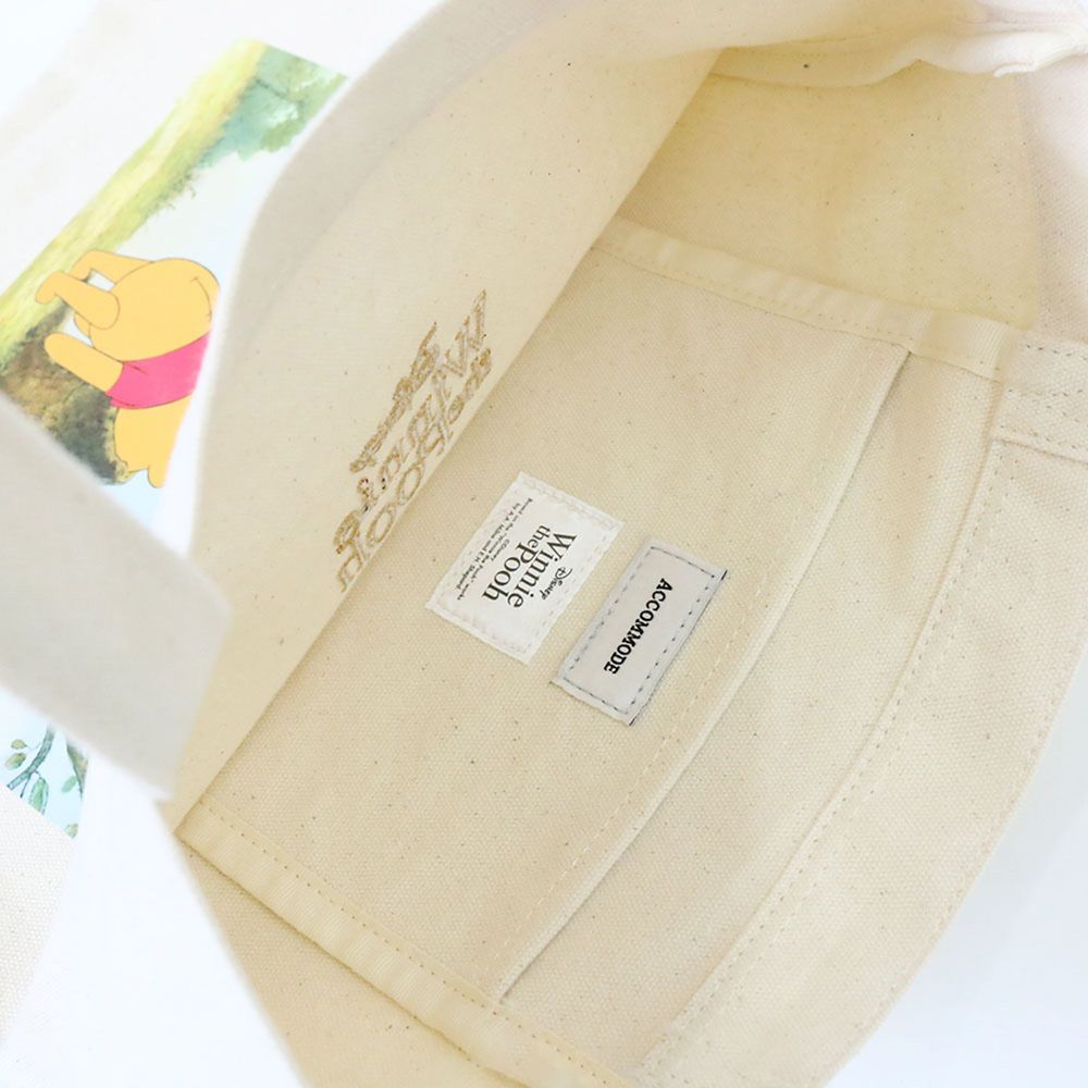 【ACCOMMODE】くまのプーさん プーさん キャンバス トートバッグ(D-SK1121/IV)
