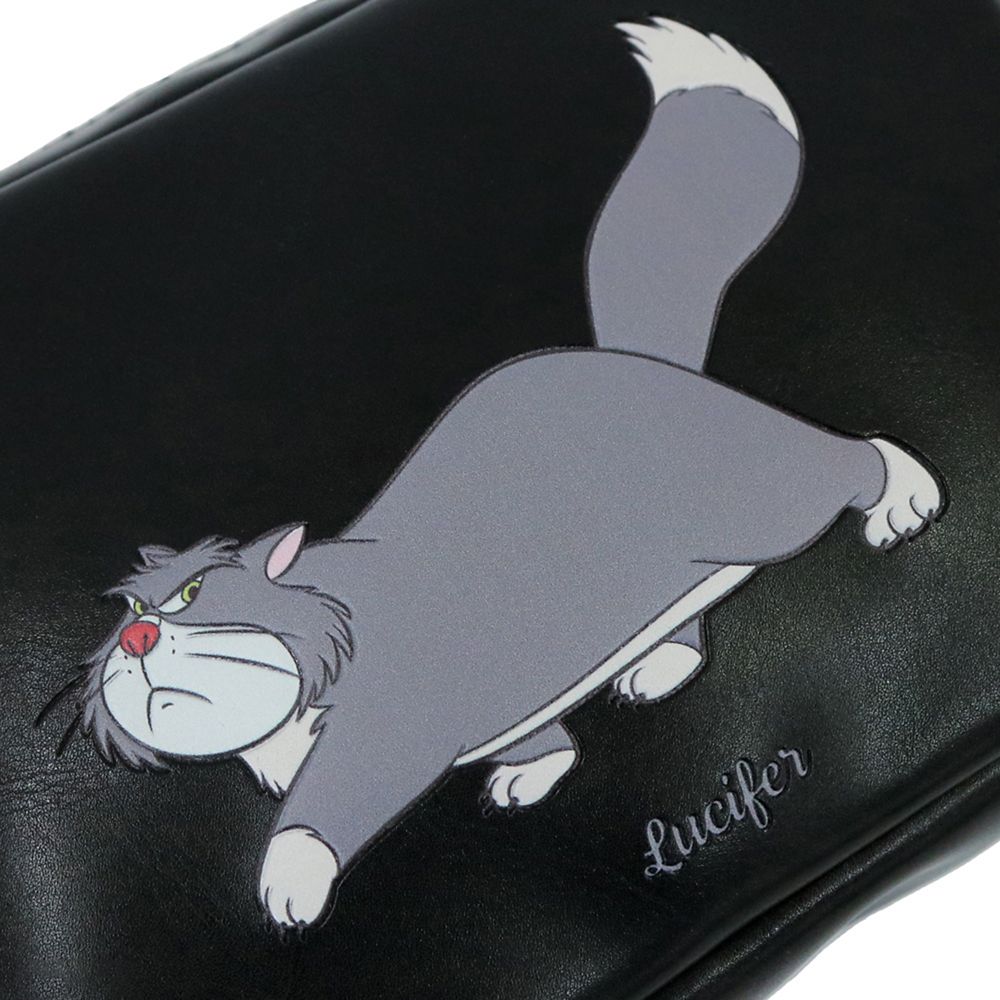 【ACCOMMODE】シンデレラ ルシファー ヴィランズ ポーチ(D-ST1682/BK)