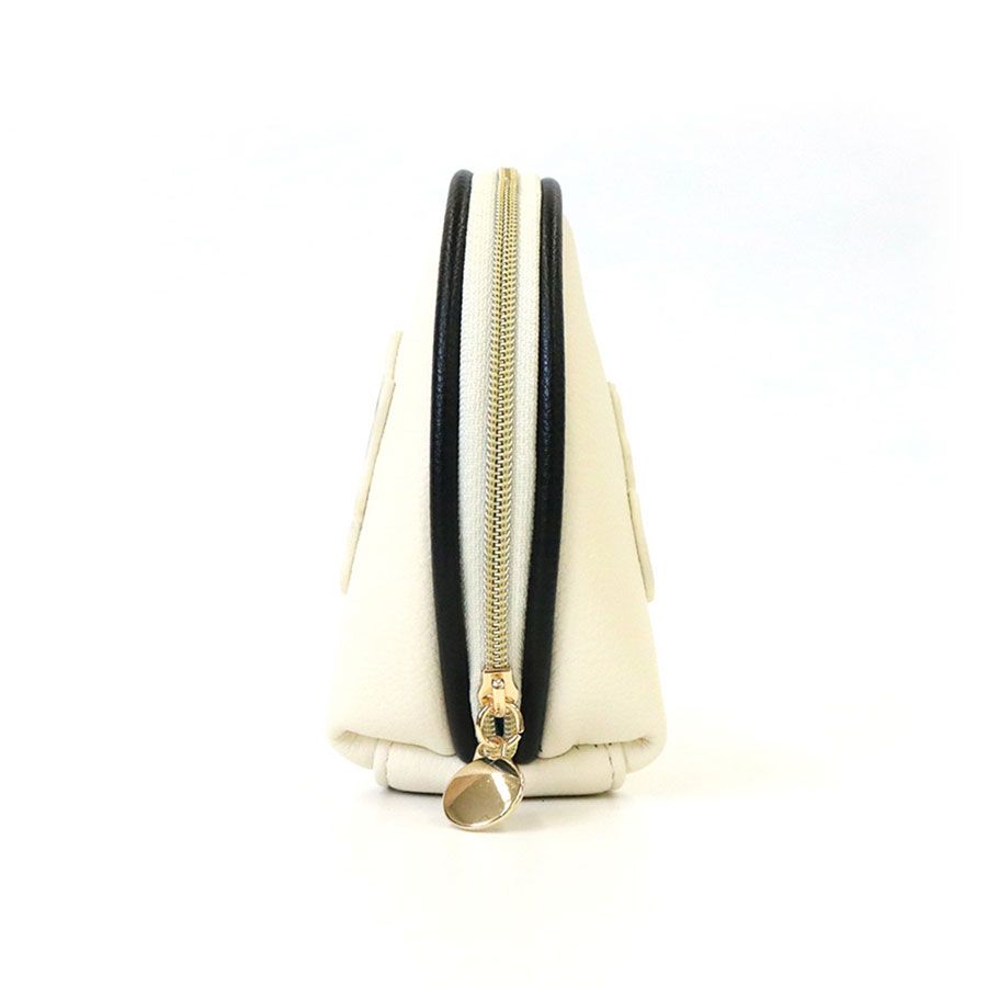 【ACCOMMODE】『オズワルド・ザ・ラッキー・ラビット』オズワルドワッペンラウンドポーチ(D-SK1202/WH)