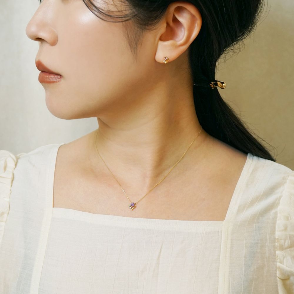 ディズニーコレクションジュエリー[塔の上のラプンツェル]ネックレス(Cheerful flower)