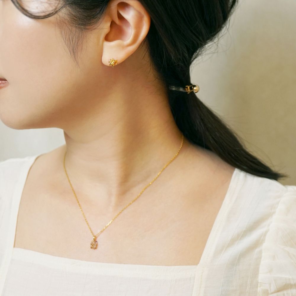 【Solo Pierce】ディズニーコレクションジュエリー［ラプンツェル］ピアス(Cherish)