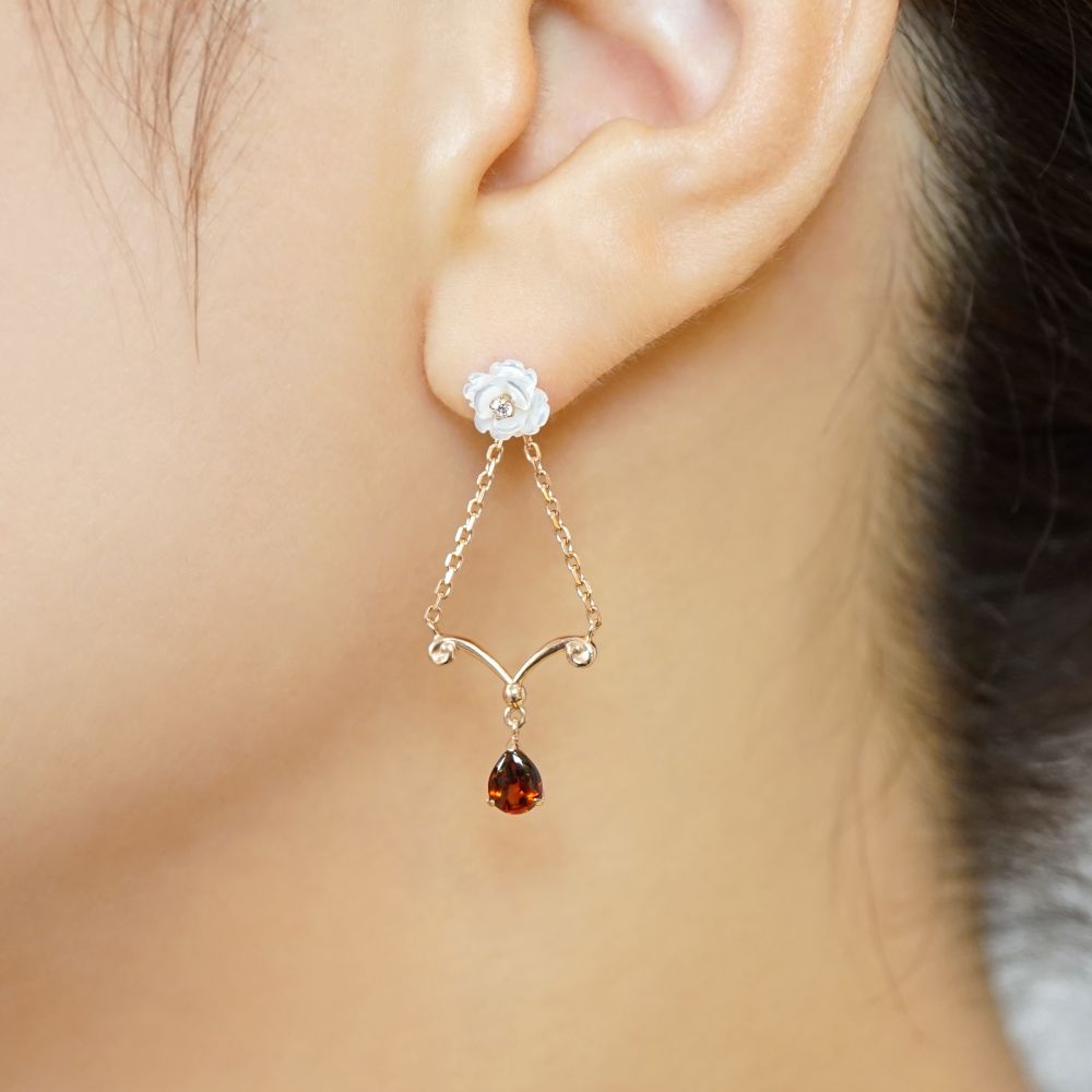 ディズニーコレクションジュエリー[美女と野獣]ピアス(Snowball)