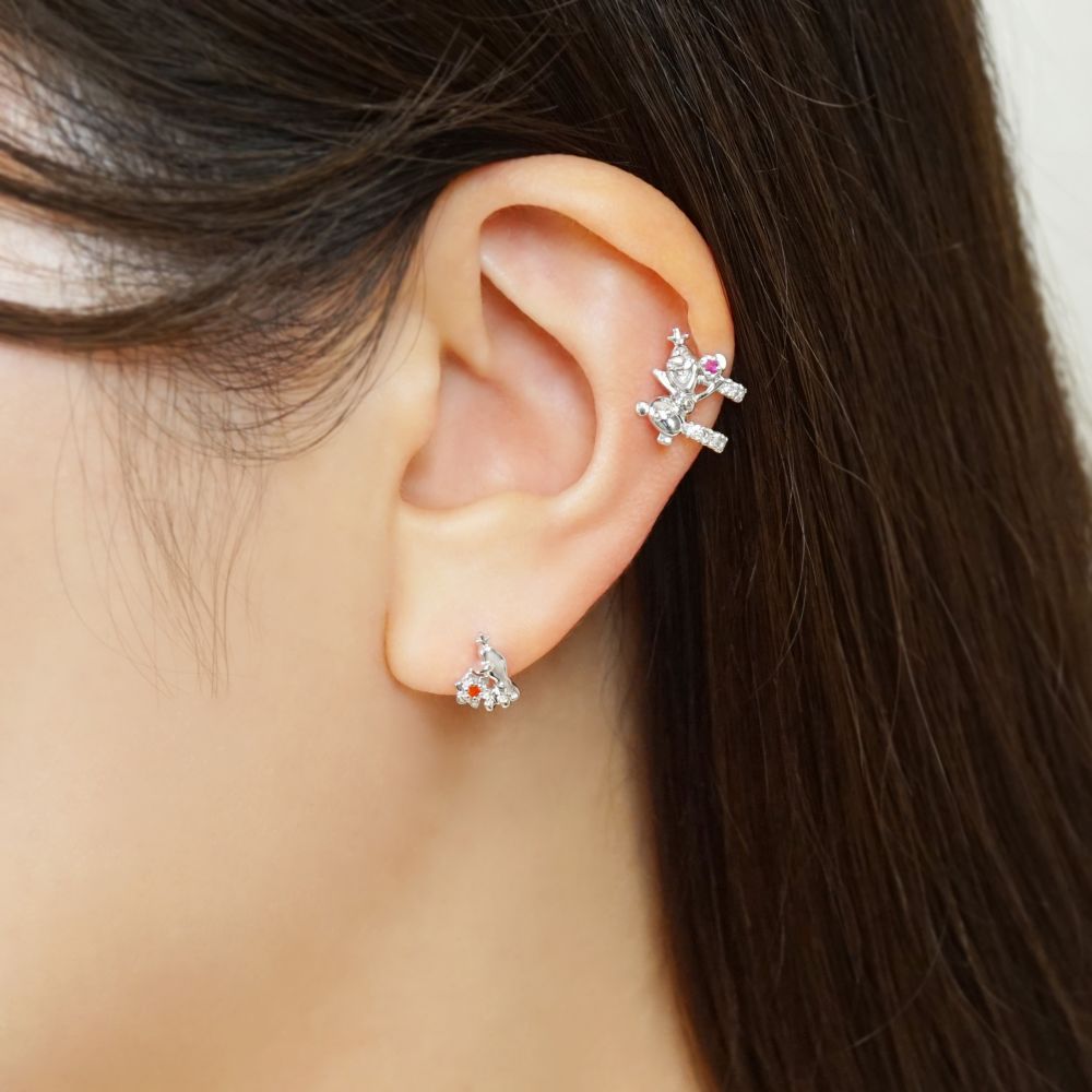 【 Solo Pierce】ディズニーコレクションジュエリー［アナと雪の女王2］ピアス(Dear Friends)