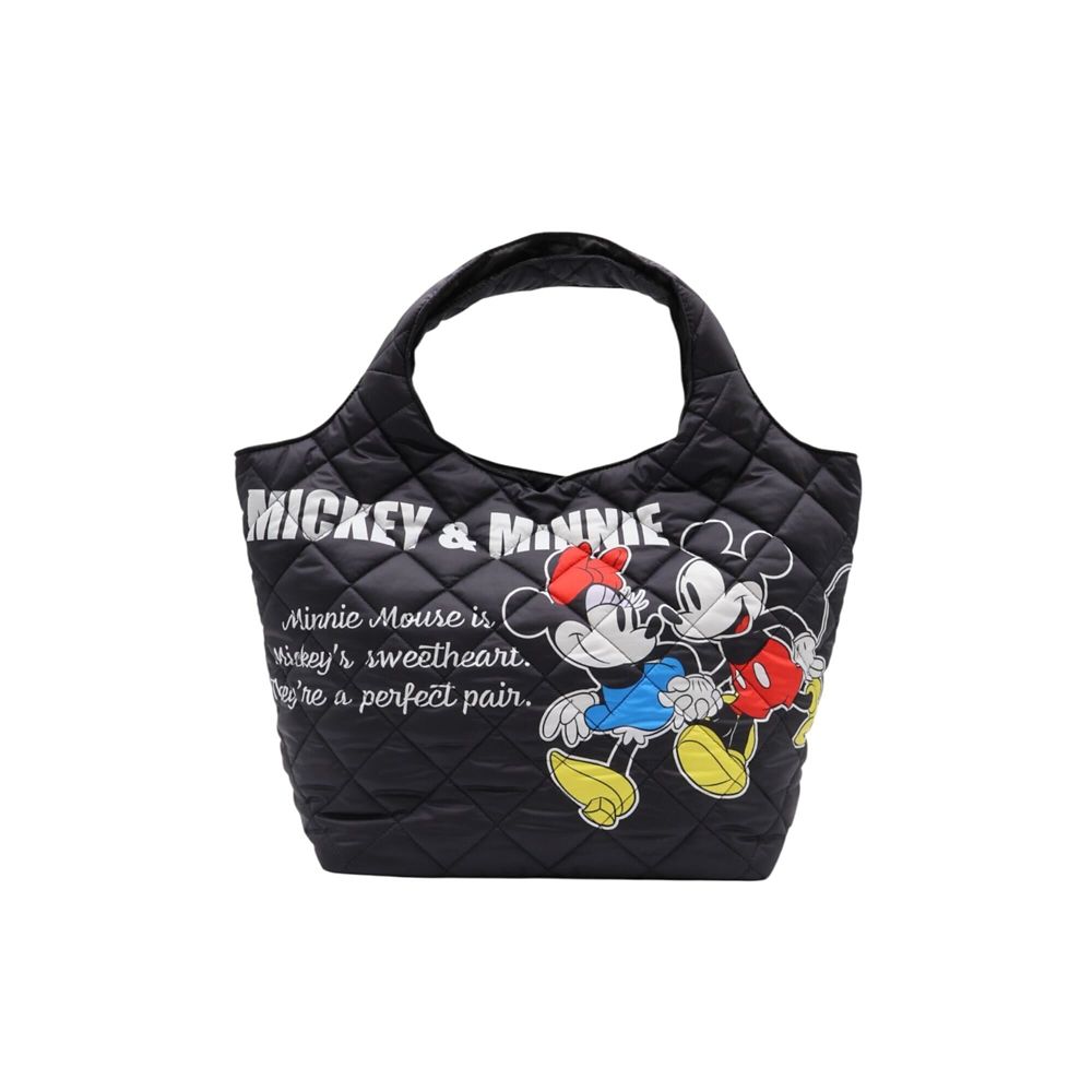 ミッキー＆ミニー　中綿キルティングトート　DMK-QUZ09