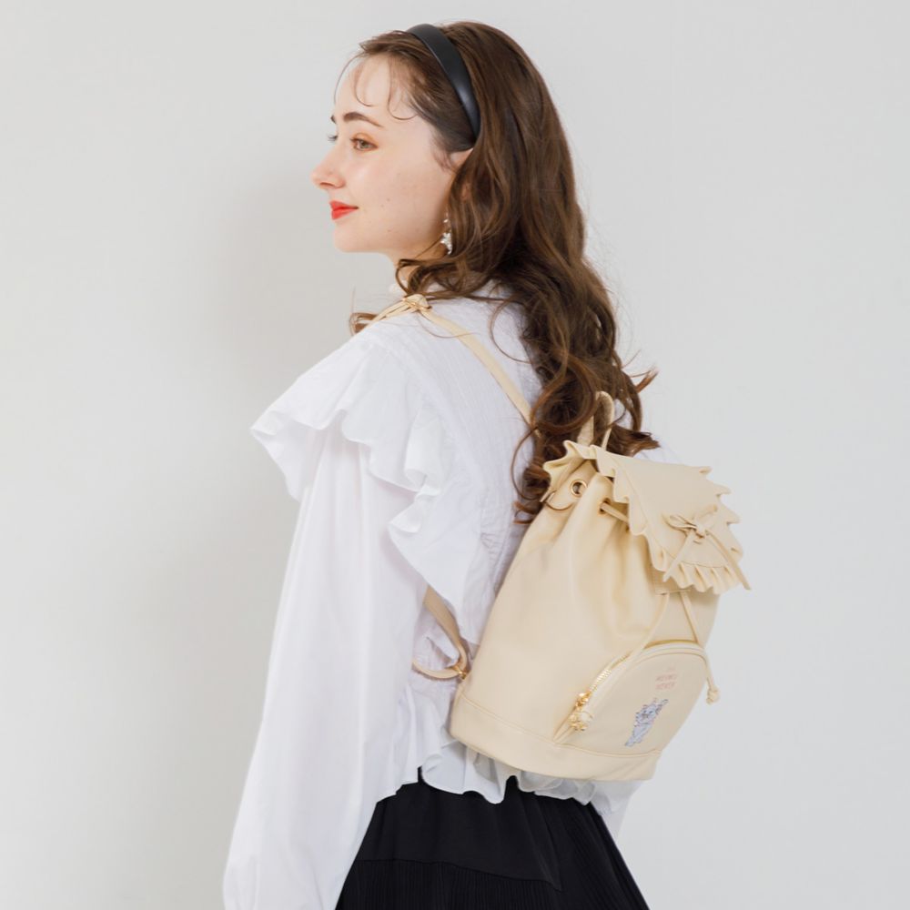 【ACCOMMODE】『おしゃれキャット』マリー フリルミニリュック(D-KJ1361/MA)