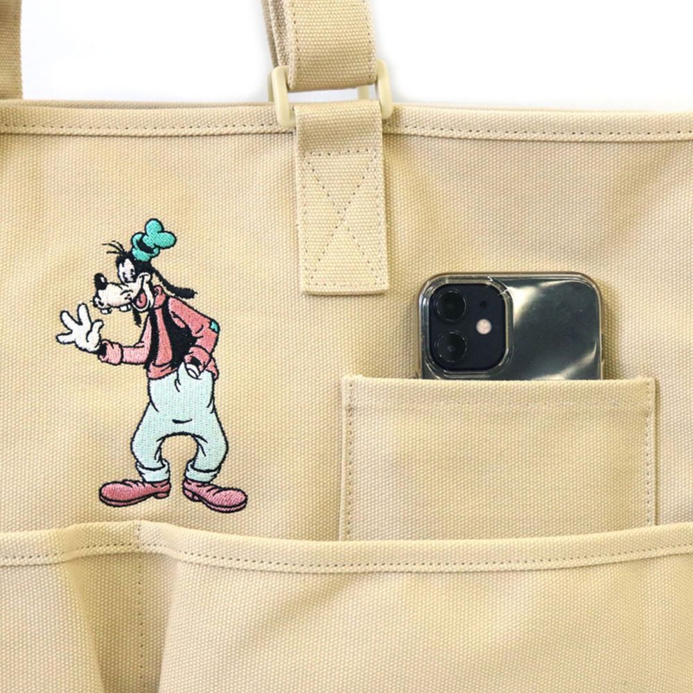 【ACCOMMODE】グーフィー キャンバスマルチポケットトート(D-BC081/BE)