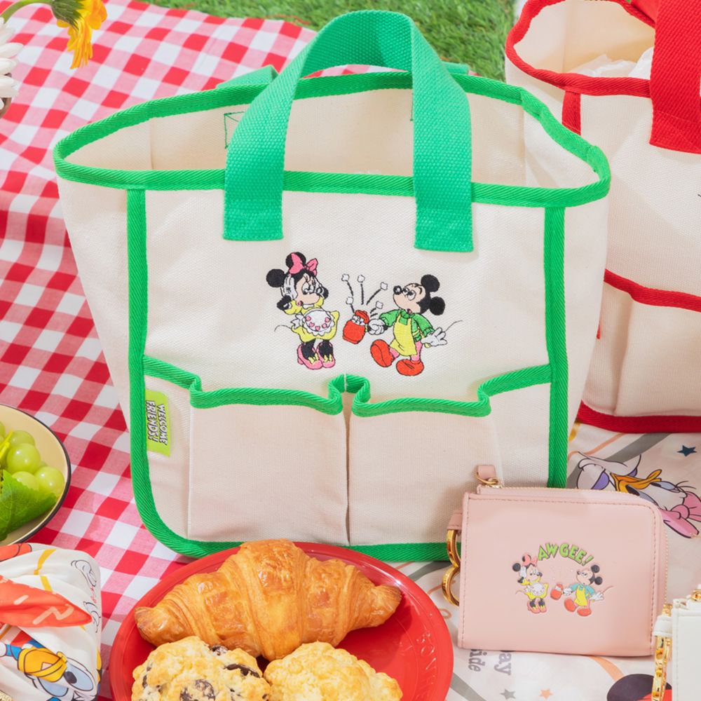 【ACCOMMODE】ミッキー ミニー ヴィヴィットランチトート(D-ST1871/GR)