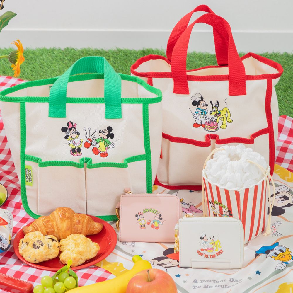 【ACCOMMODE】ミッキー ミニー ヴィヴィットランチトート(D-ST1871/GR)