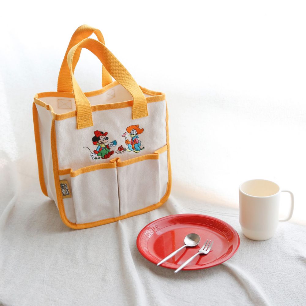 【ACCOMMODE】ミッキー ドナルド ヴィヴィットランチトート(D-ST1871/YE)