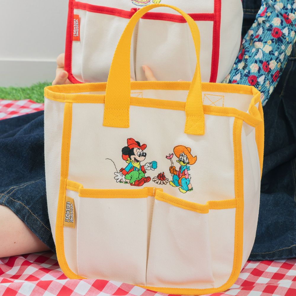 【ACCOMMODE】ミッキー ドナルド ヴィヴィットランチトート(D-ST1871/YE)