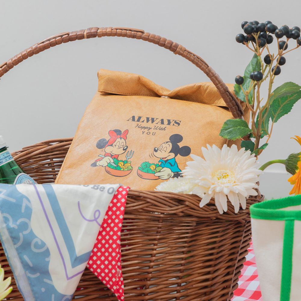 【ACCOMMODE】ミッキー ミニー クラフトクーラーポーチ(D-KJ 1382/BE)