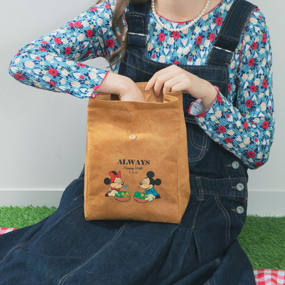 【ACCOMMODE】ミッキー ミニー クラフトクーラーポーチ(D-KJ 1382/BE)