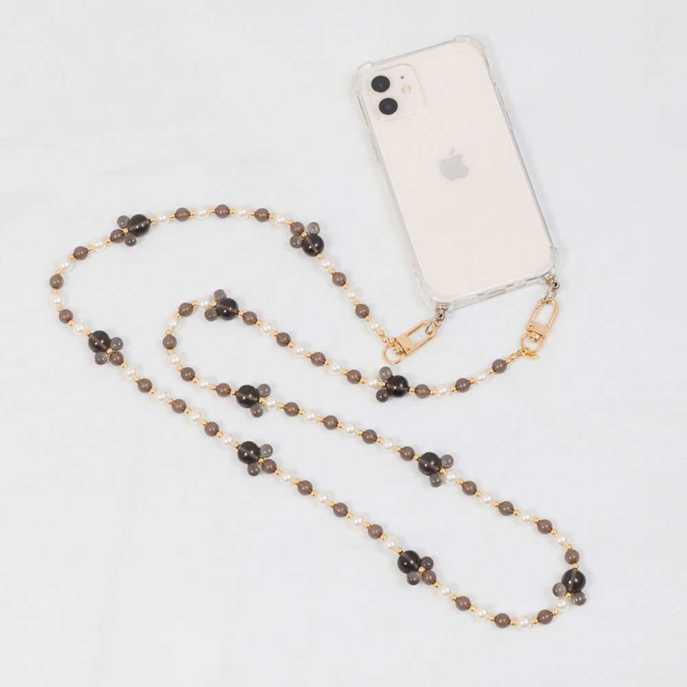 【ACCOMMODE】ミッキー  ビーズストラップ(D-KJ 1441/BK)