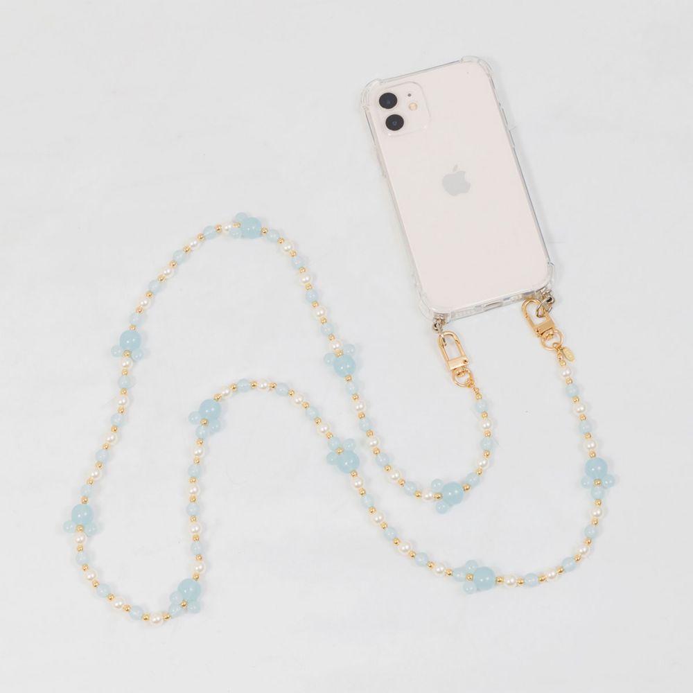 【ACCOMMODE】ミッキー  ビーズストラップ(D-KJ 1441/BL)