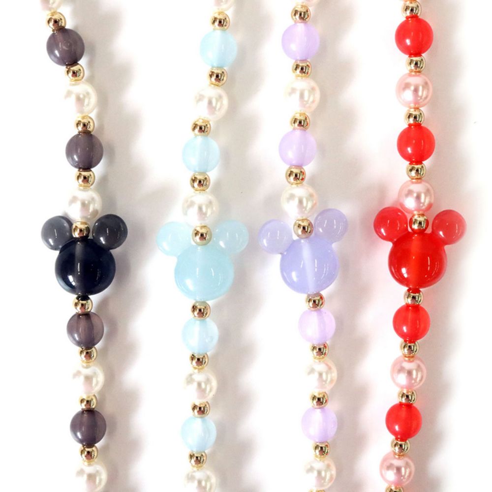 【ACCOMMODE】ミッキー  ビーズストラップ(D-KJ 1441/RD)