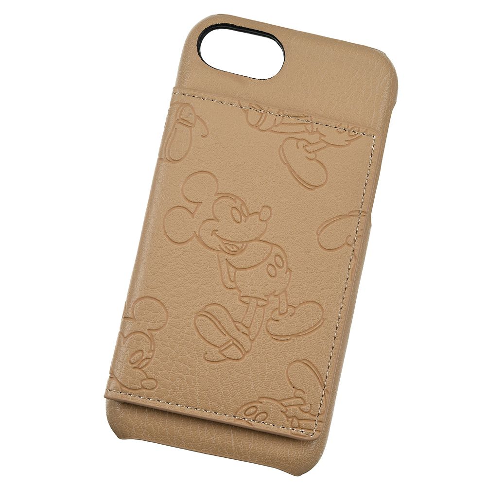 公式 ショップディズニー Accommode ミッキー Iphone 6 7 8 Se 第2世代 用スマホケース カバー ラインパターン ベージュ