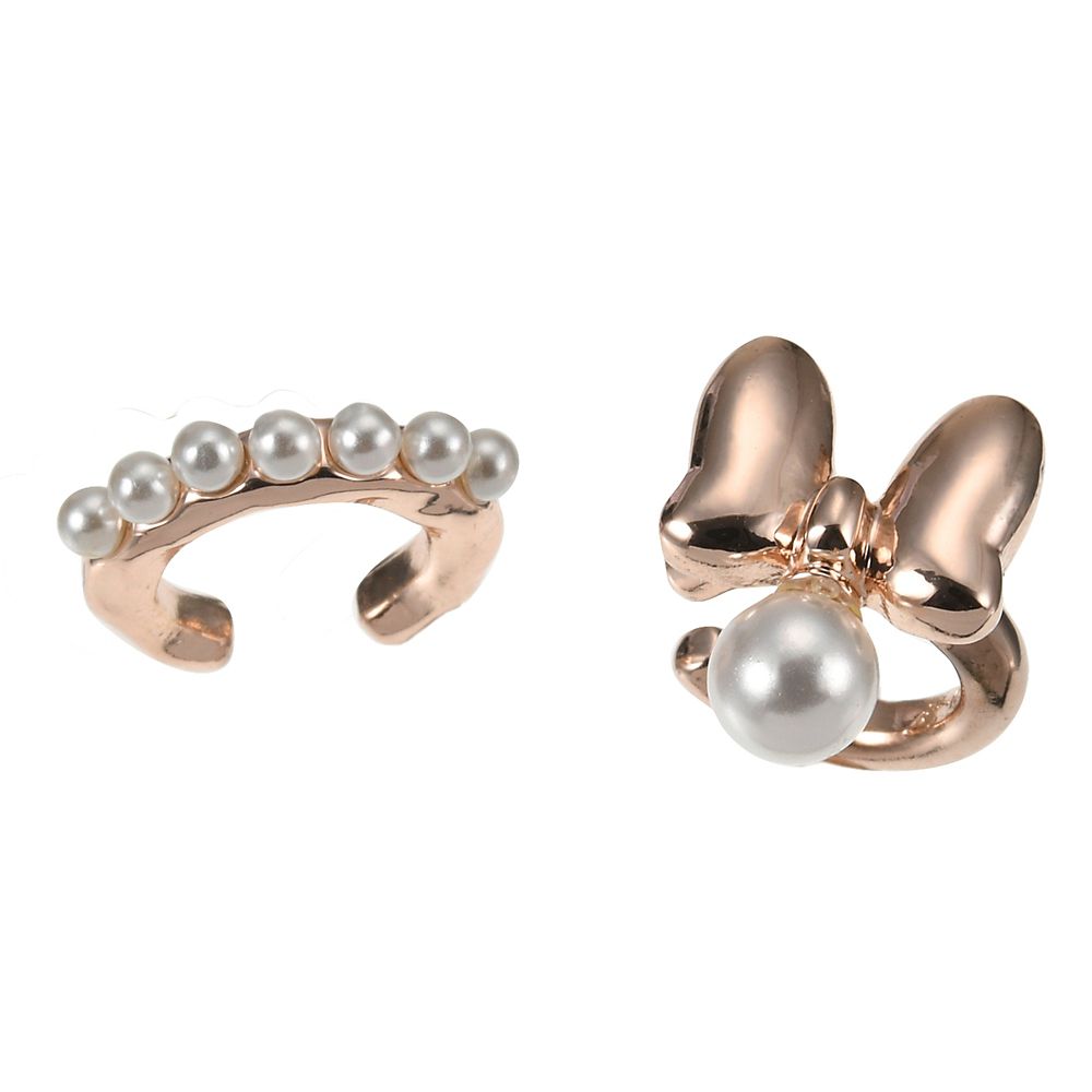 公式 ショップディズニー Accommode ミニー イヤーカフ セット パールポイント