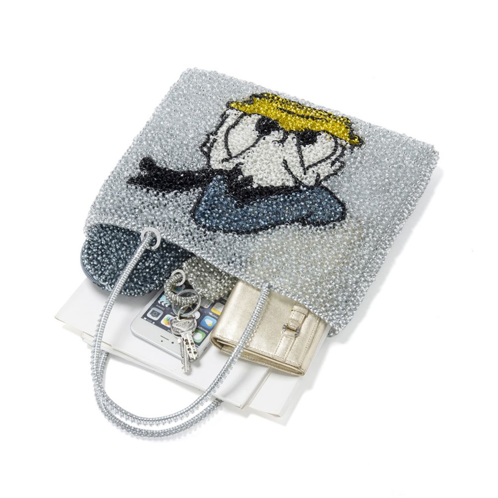 公式 ショップディズニー Anteprima Wirebag ディズニー ドナルド エナメルネイビー