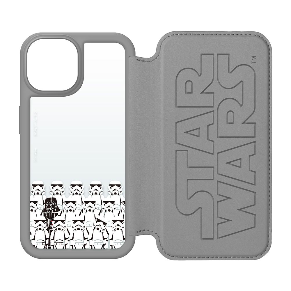 ダース・ベイダー iPhone 13 mini用 ガラスフリップケース