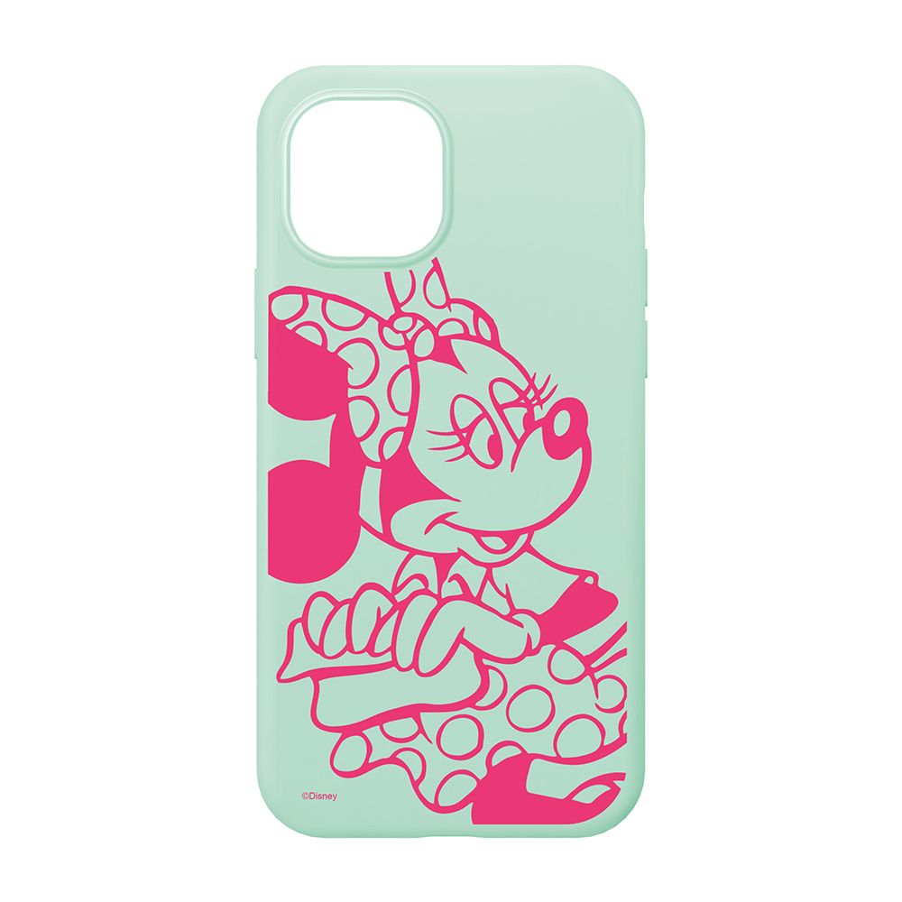 ミニーマウス iPhone 13用 抗菌スリムシリコンケース
