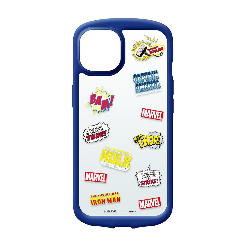 アベンジャーズiPhone 13用 ガラスタフケース