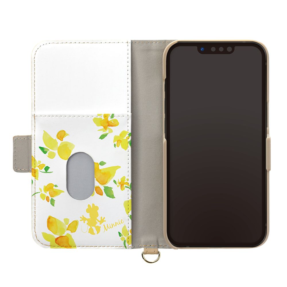 ミニーマウス iPhone 13 Pro用 フリップカバー