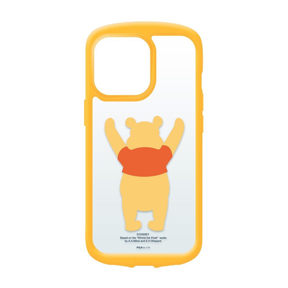 くまのプーさん iPhone 13 Pro用 ガラスタフケース