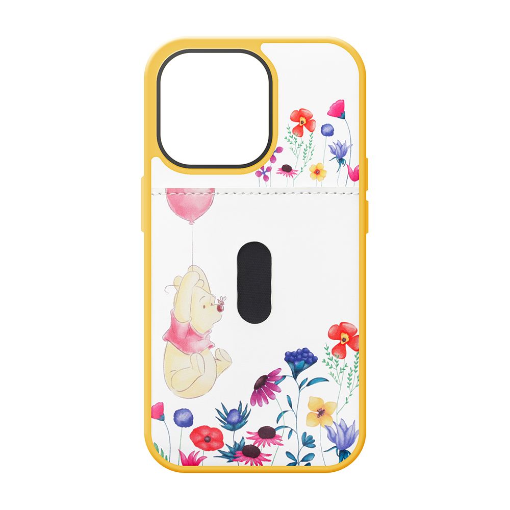 くまのプーさん iPhone 13 Pro用 タフポケットケース
