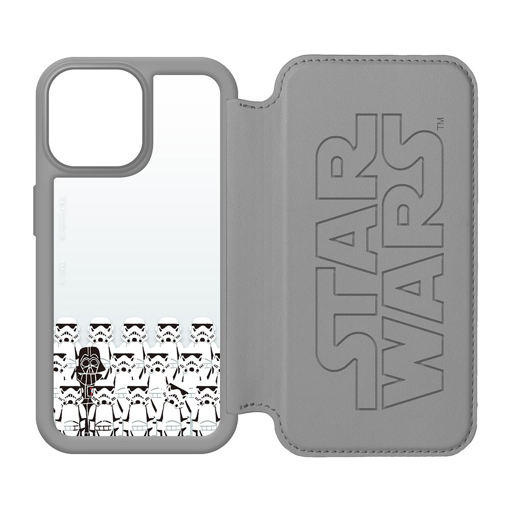 ダース・ベイダー iPhone 13 Pro用 ガラスフリップケース