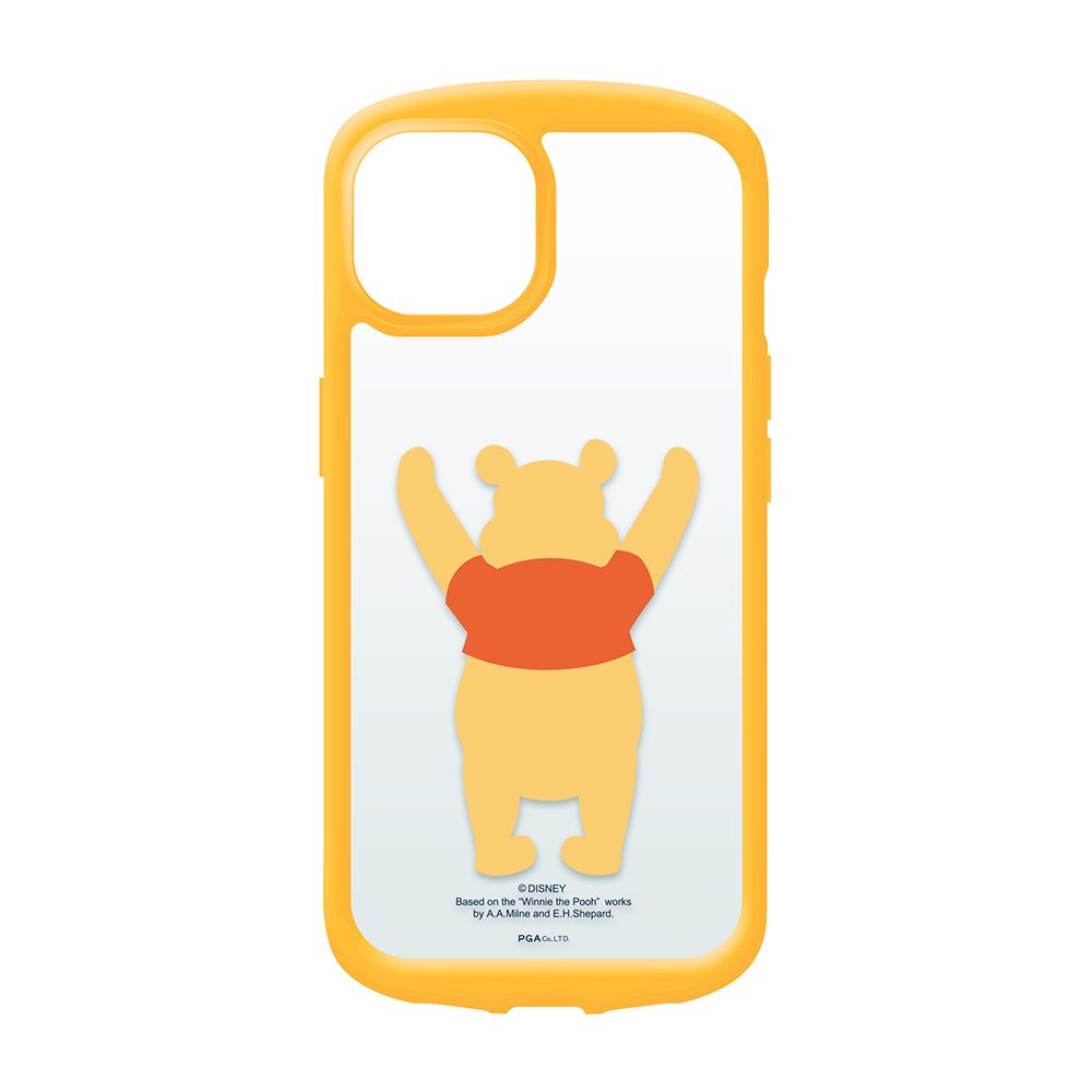 くまのプーさん iPhone 13 Pro Max用 ガラスタフケース