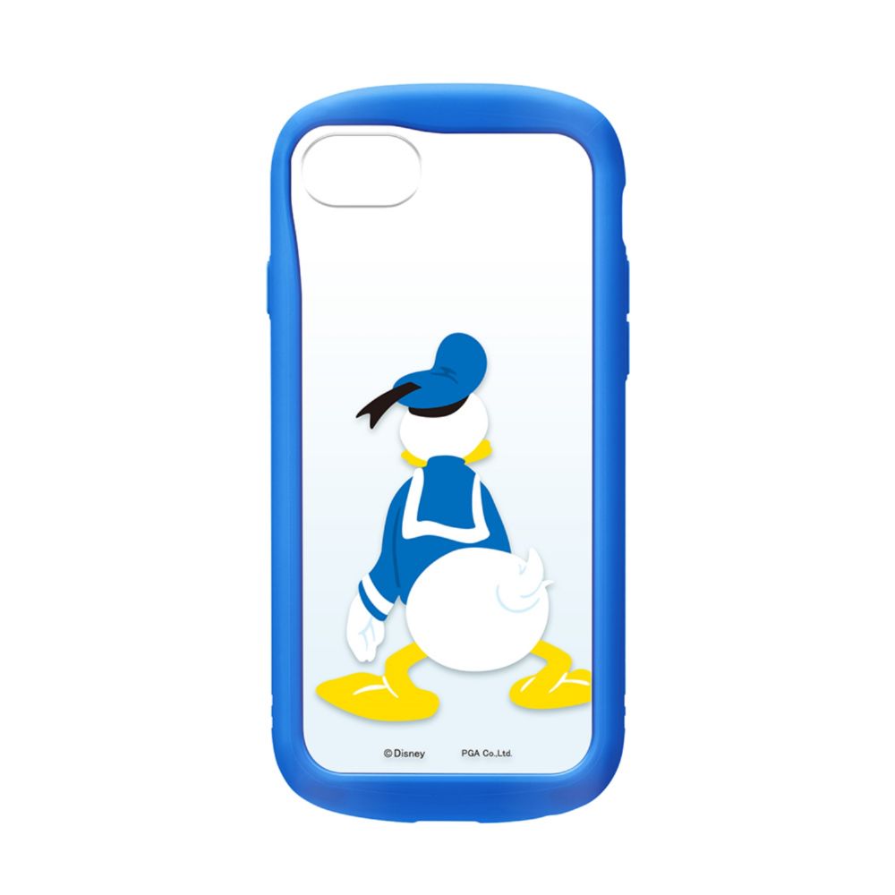ドナルドダック iPhone 6/6s/7/8/SE(第2世代)/SE(第3世代)用 ガラスタフケース