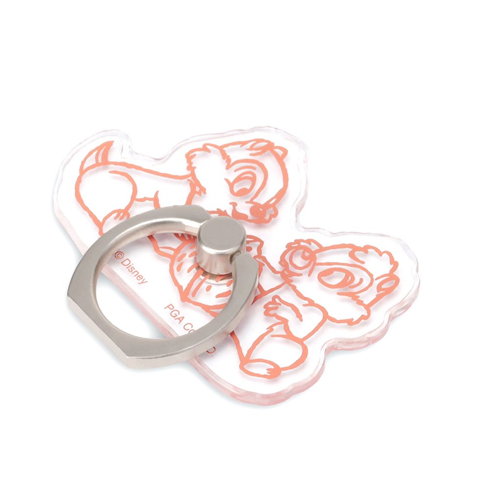 チップ＆デール スマートフォン用 クリアリングホルダー