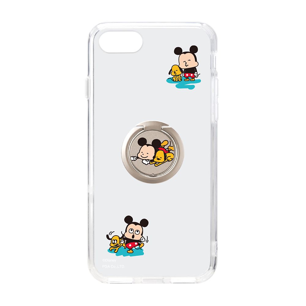 公式 ショップディズニー にしむらゆうじ画 Iphone Se 第3世代 Se 第2世代 8 7用 リング付 ハイブリッドケース ミッキー プルート