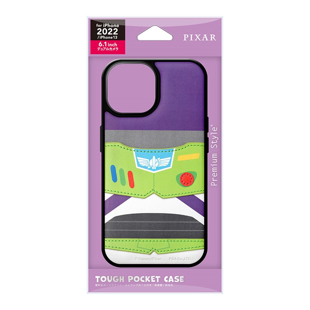 バズ・ライトイヤー iPhone 13/14用 タフポケットケース